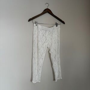 Razzle Dazzle y2k vintage lace layering summer capris